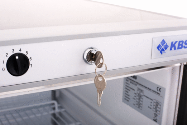 umluft gewerbekühlschrank 402 u chr 361 liter, edelstahl, 1 tür kbs