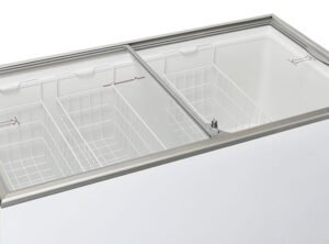 cfg 408 400 l tiefkühltruhe mit schiebeglasdeckel coolheadeurope