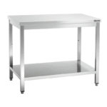 edelstahl arbeitstisch 700, b1000