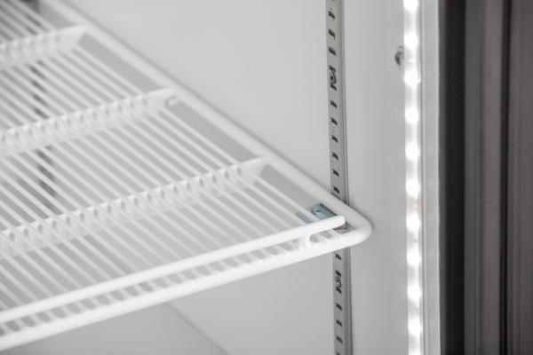 glastürkühlschrank kbs 1250 gdu – 1068 l, schiebetüren, weiß – kbs