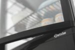 mini kühlvitrine 75l2t – 75 l, schwarz, gewölbte flügeltüren – bartscher