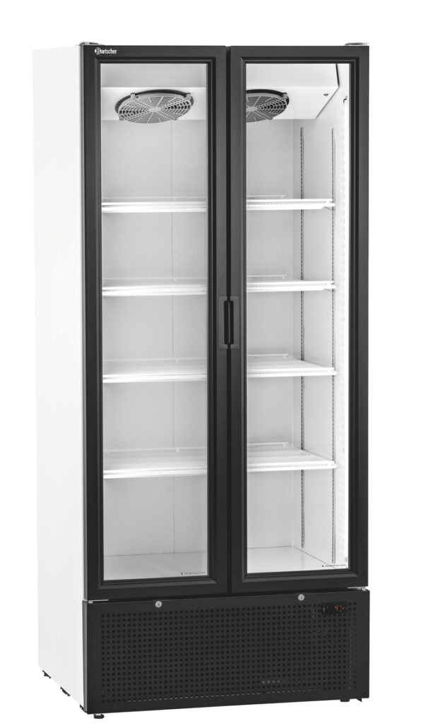 glastürenkühlschrank gtk2 221, 804 liter, doppelt verglaste flügeltüren