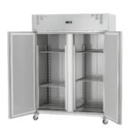 kühlschrank kgn2 212 | doppeltüriger edelstahl gewerbekühlschrank, 1.350 liter bartscher