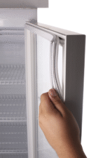 glastürkühlschrank cd 350 – 350 l, schwarz, led beleuchtung & umluftkühlung – kbs