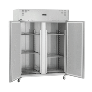 kühlschrank kgn2 212 | doppeltüriger edelstahl gewerbekühlschrank, 1.350 liter bartscher