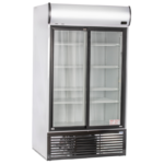 glastürkühlschrank 1250 gdu – 1068 l, schiebetüren, weiß – kbs