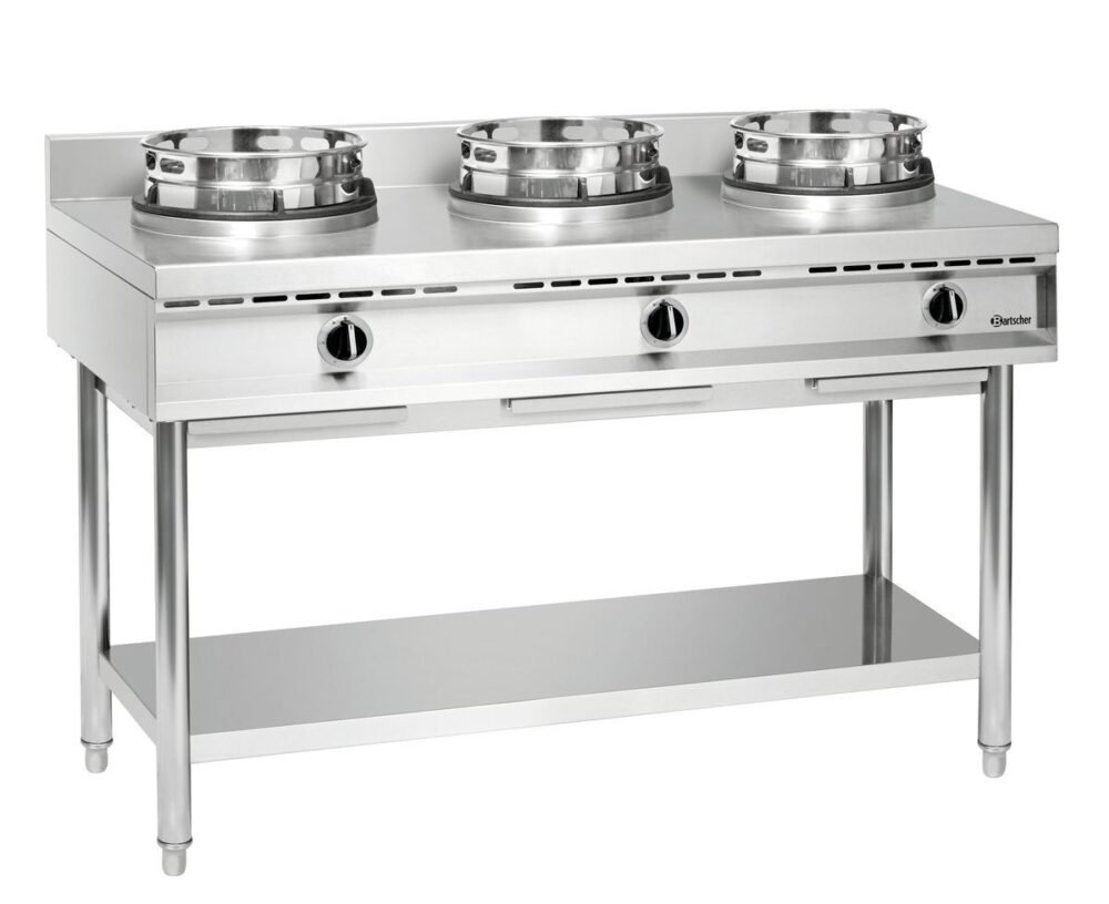 Bartscher Wok-Herd, 3 Brenner