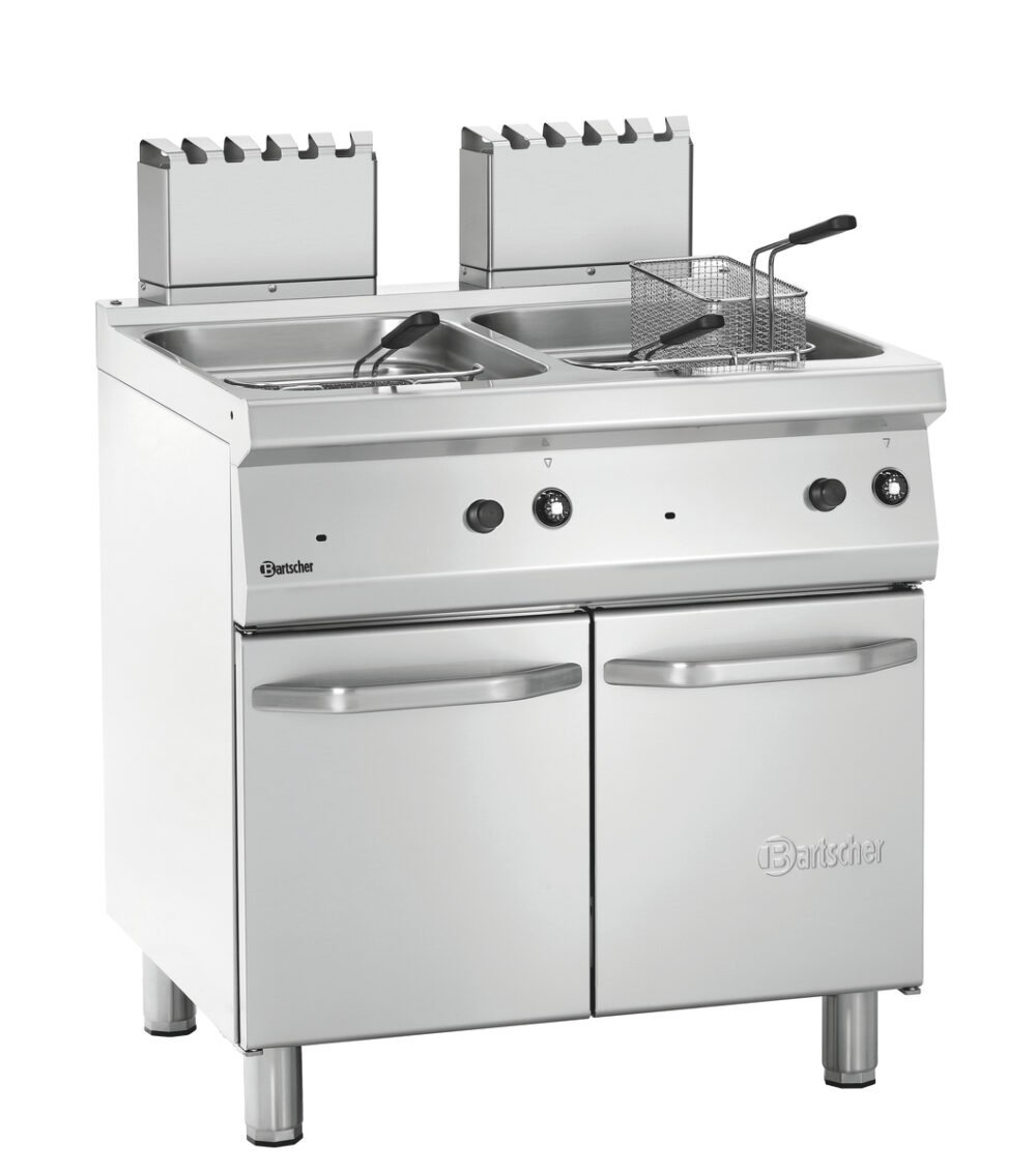 Bartscher Fritteuse Gas, 700, B800, 2x15L