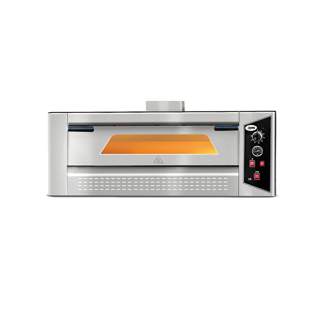 GMG Gas-Pizzaofen PFG 4 – 4x Ø30 cm, 5 kW, 400 V, Edelstahl 1 Backkammer