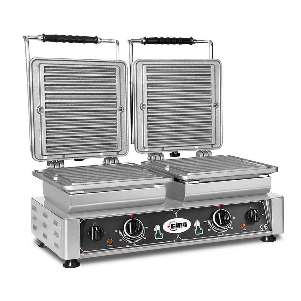 GMG Waffeleisen Churo – 2x (10x 21 cm x 2 cm x 1 cm/2 cm), Wechselbare Backplatte & einfache Montage, 50° bis 300°C, Leichte Reinigung