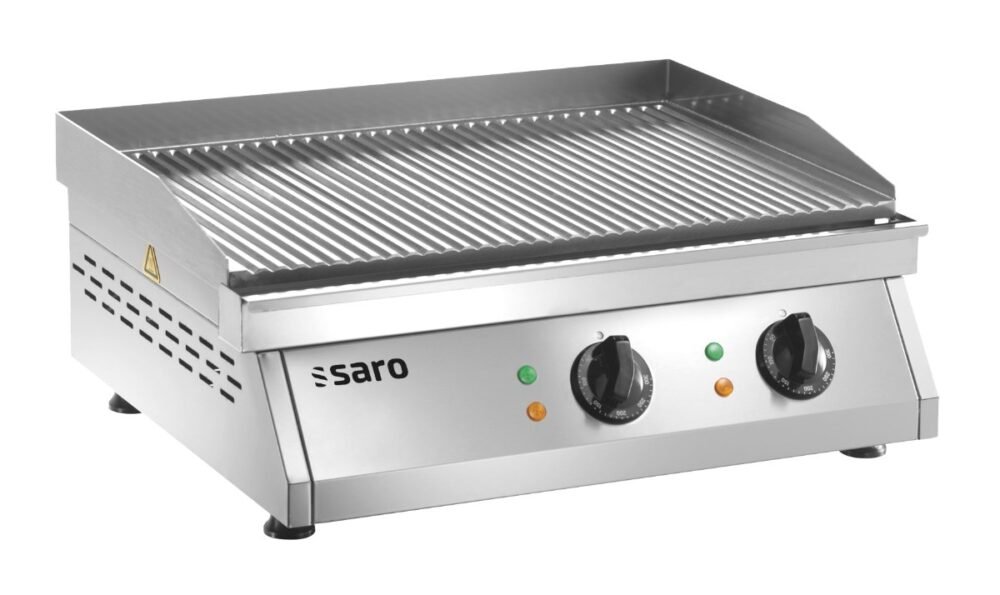 SARO Griddleplatte (gerillt) Modell FRY TOP GH 610 R