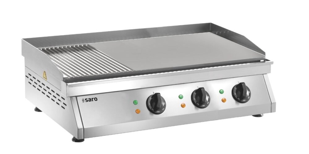 SARO Griddleplatte (gerillt + glatt) Modell FRY TOP GH 760 R