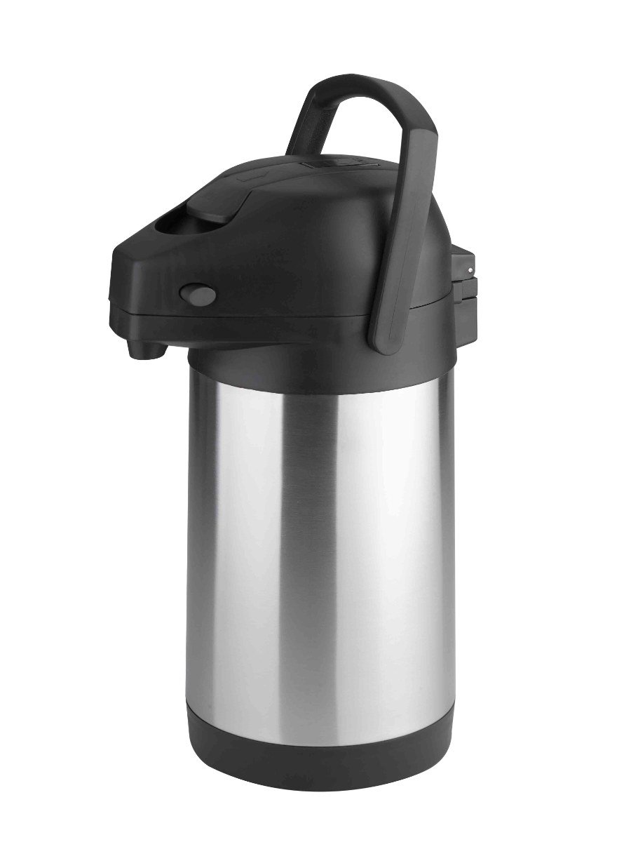 SARO Edelstahl-Isolierpumpkanne ECO (innen/außen Edelstahl)