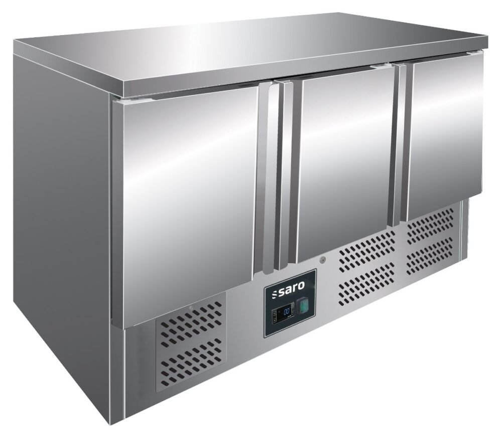 SARO Kühltisch mit 3 Türen, Modell VIVIA S 903 S/S TOP