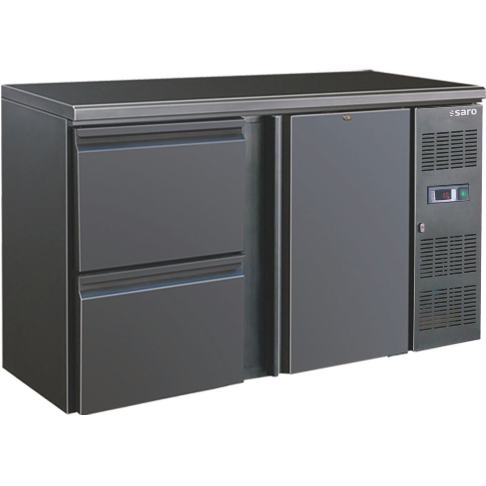 SARO Barkühler mit 1 Tür und 2 Schubladen, Modell BC 2100-2S