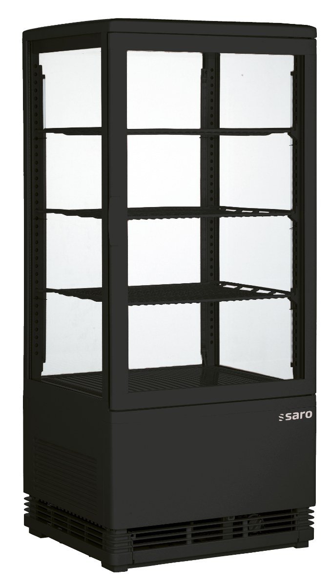 SARO Kühlvitrine 78 Liter, Modell SC 80 schwarz