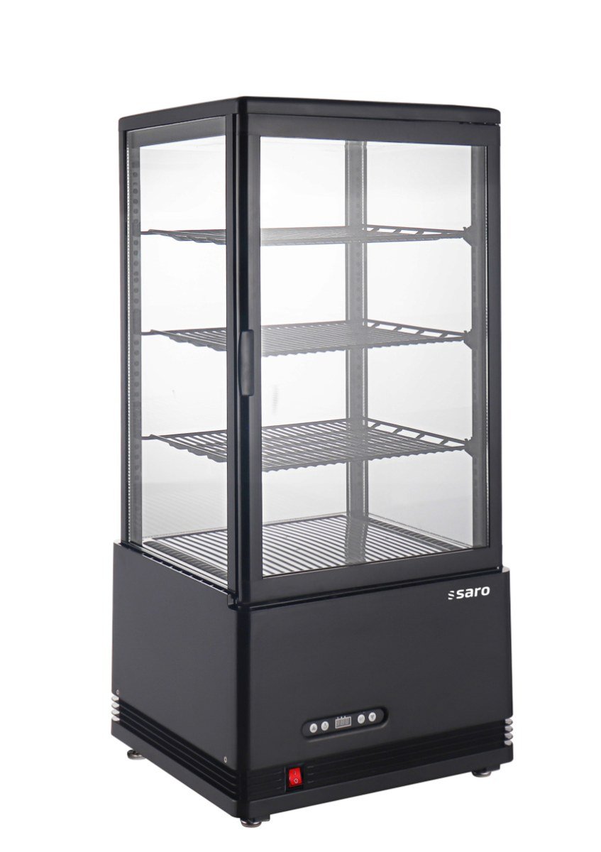 SARO Kühlvitrine Modell SC 80 AV, schwarz