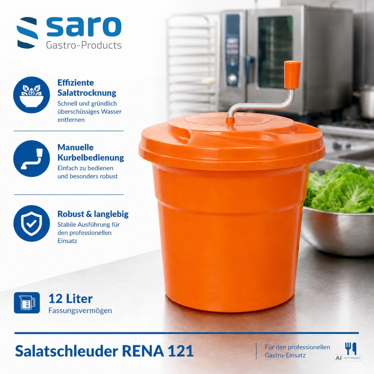 SARO Salatschleuder Modell RENA 121