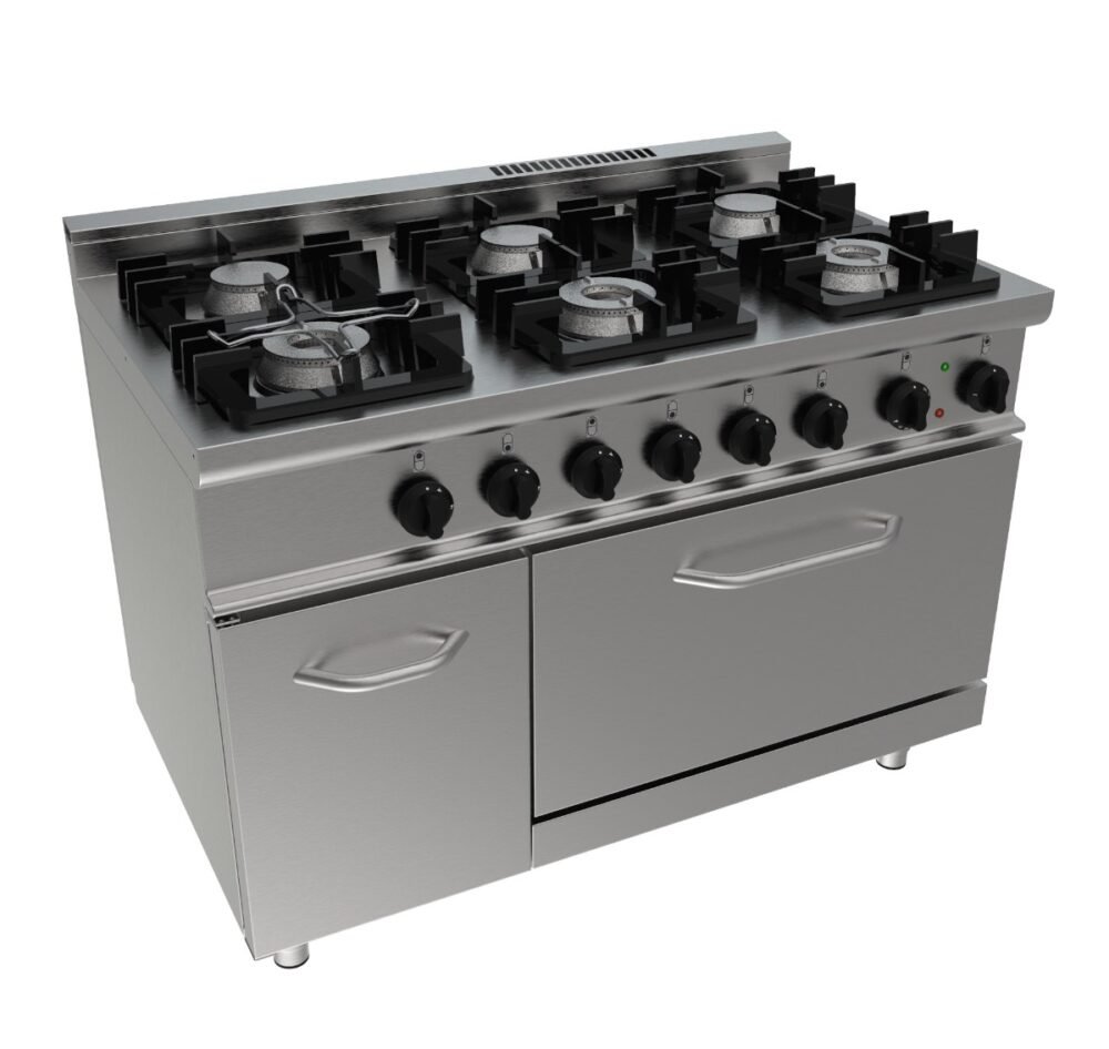 SARO Gasherd mit Elektrobackofen Modell E7/KUPG6LE