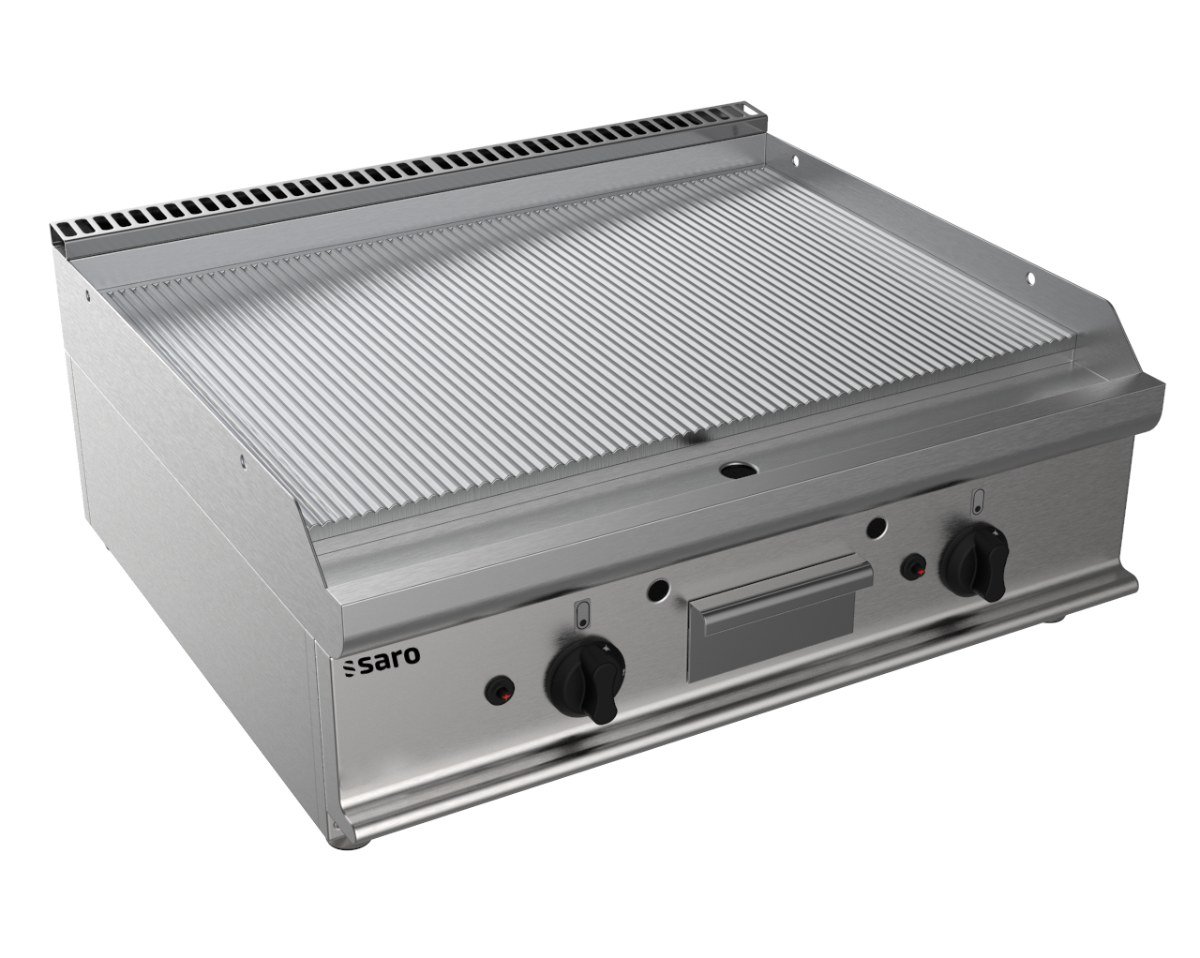SARO Gas-Griddleplatte Tischmodell E7/KTG2BBR