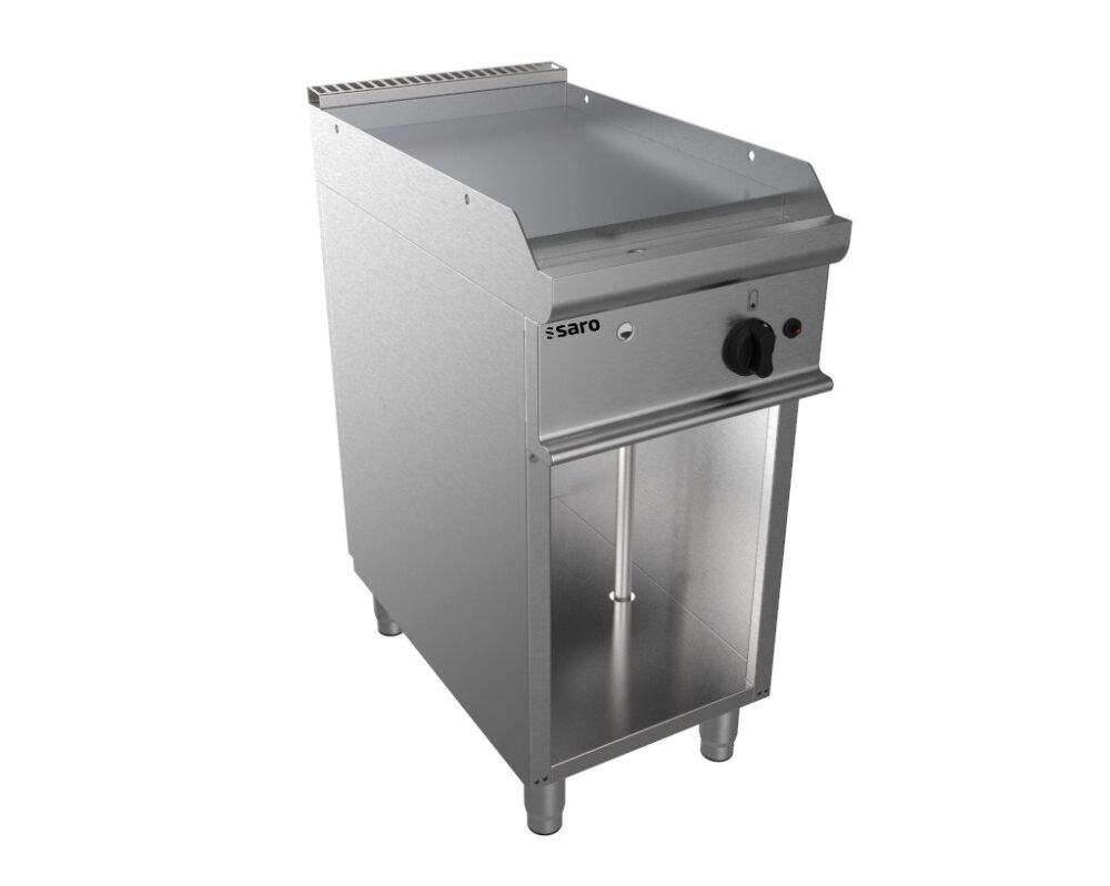 SARO Gas-Griddleplatte mit offenem Unterbau, Modell E7/KTG1BAL