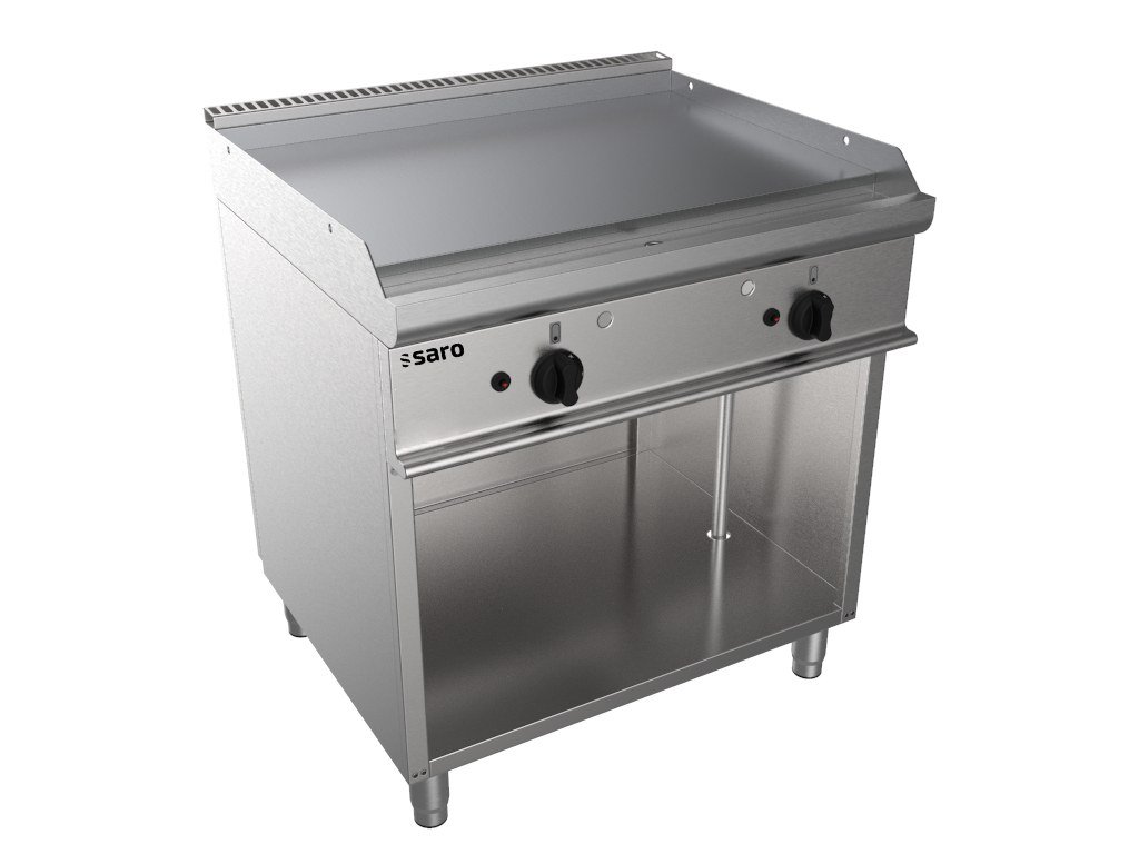 SARO Gas-Griddleplatte mit offenem Unterbau, Modell E7/KTG2BAL