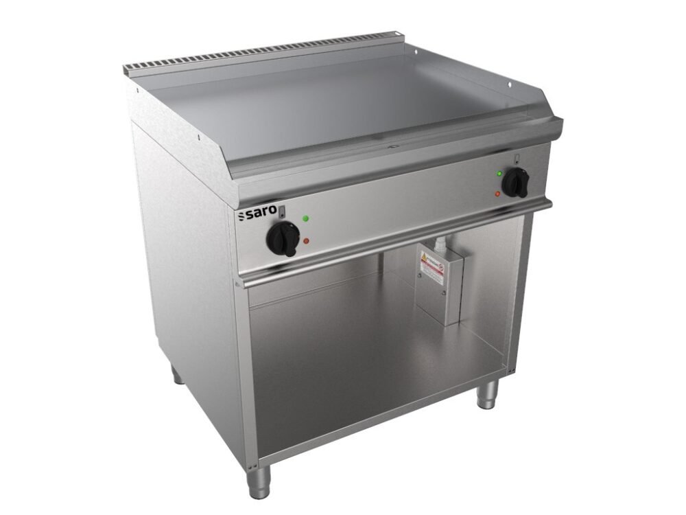 SARO Elektro-Griddleplatte mit offenem Unterbau, Modell E7/KTE2BAL