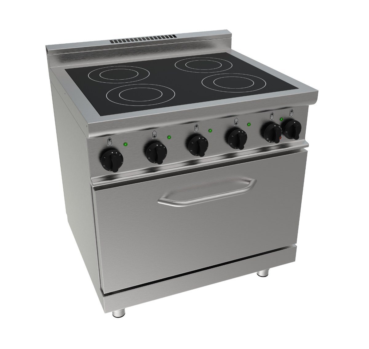 SARO Ceranfeld mit Elektrobackofen Modell E7/CVE4LE