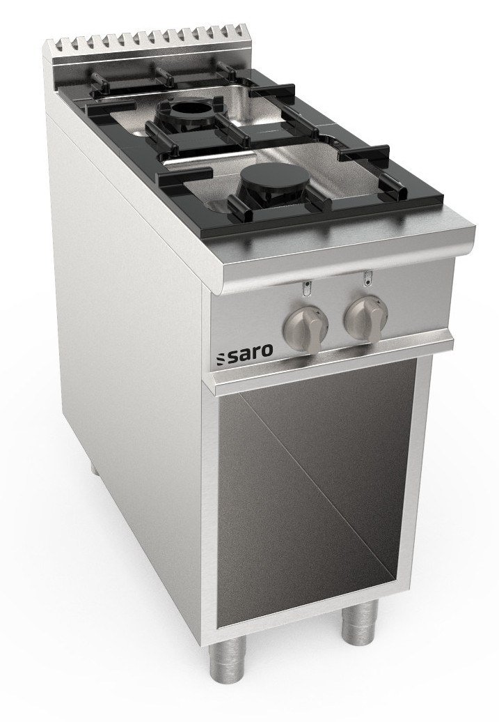 SARO Gasherd offener Unterbau 2 Brenner Modell LQ / CUG2BA