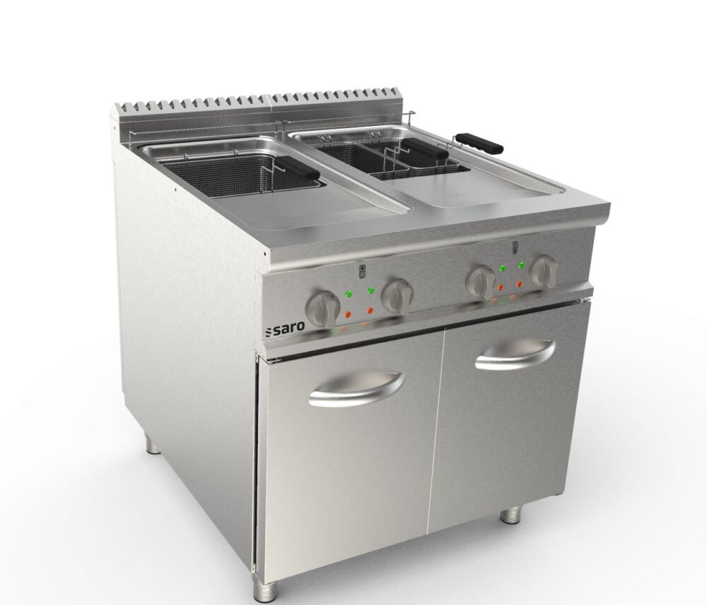 SARO Elektrofritteuse 2 x 21 Liter Modell LQ / FRE2V21