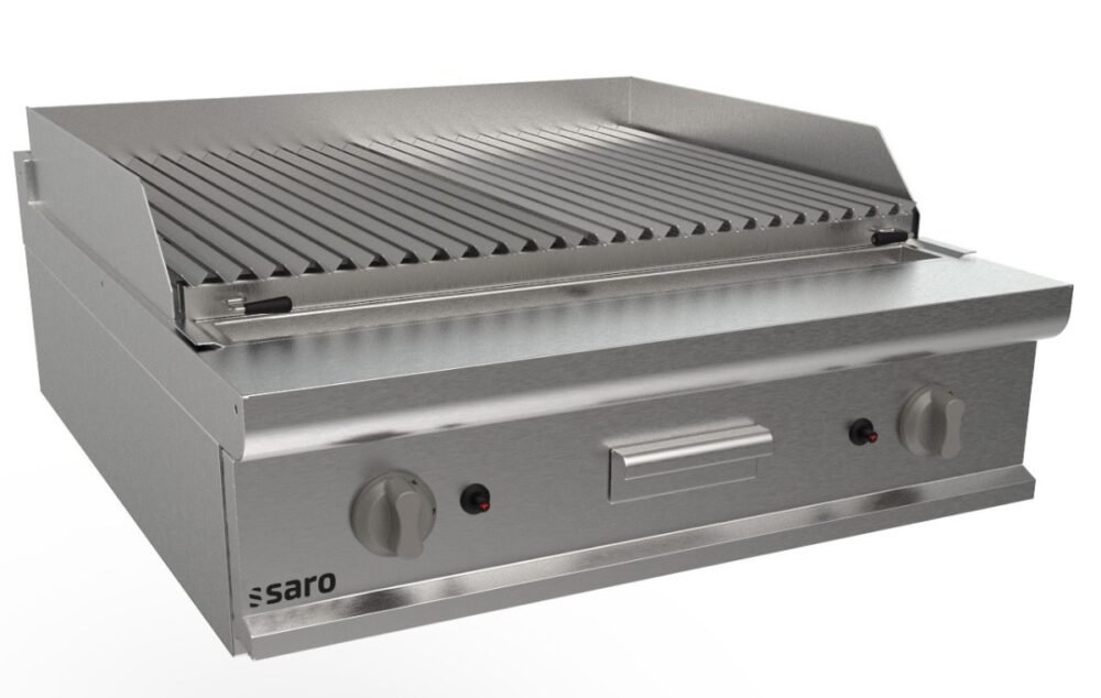 SARO Lavasteingrill 800 mm Tischmodell LQ / BS2BB