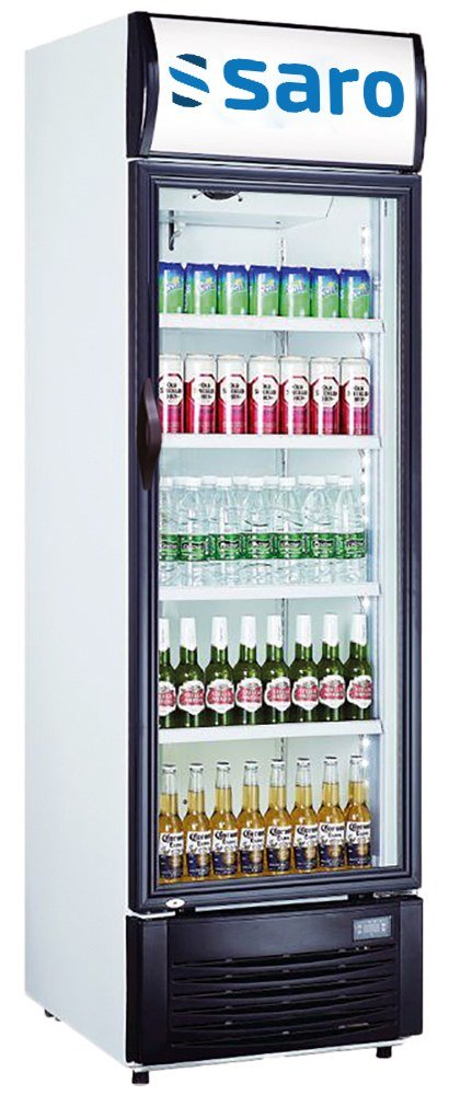 SARO Getränkekühlschrank mit Werbetafel, Modell GTK 382