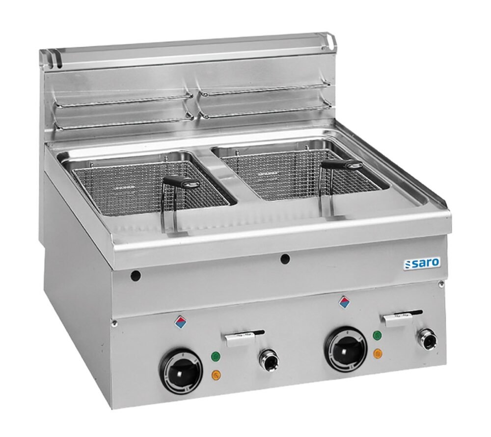 SARO Elektro-Fritteuse 10+10 L Tischmodell EF66