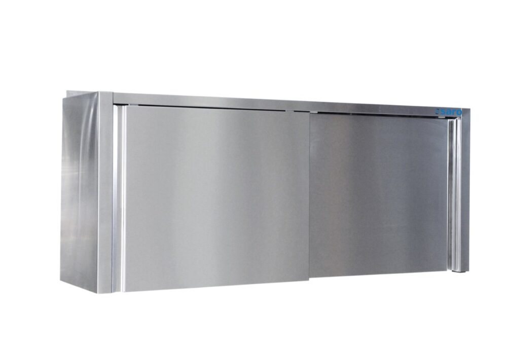 SARO Edelstahlhängeschrank - 400 mm Tiefe, Breite 1000mm
