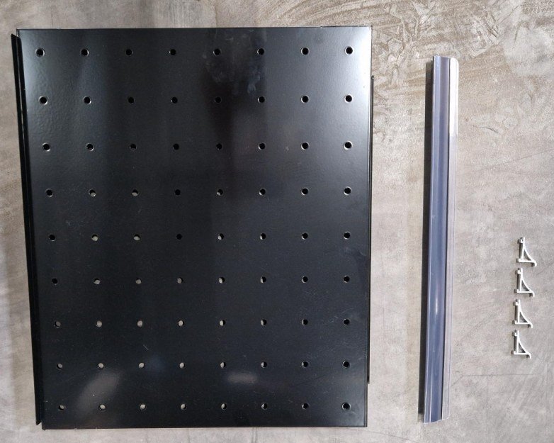 SARO Blech schwarz für Mitte GTK 1530 S PRO, 613,2 x 485,9 x 10 mm